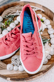 Blowfish Angler Jersey Sneaker In Cherry
