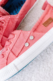 Blowfish Angler Jersey Sneaker In Cherry