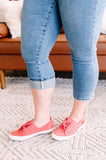 Blowfish Angler Jersey Sneaker In Cherry
