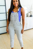 Railroad Stripe Overalls