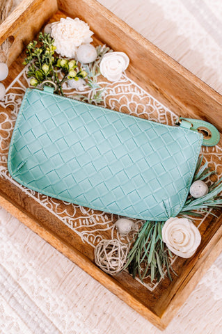 Clutch In Sea Glass By Joy Susan